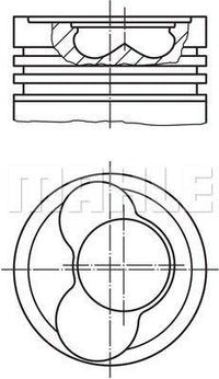 Engine MAHLE Piston 0306501