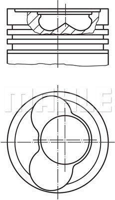 Engine MAHLE Piston 0306501