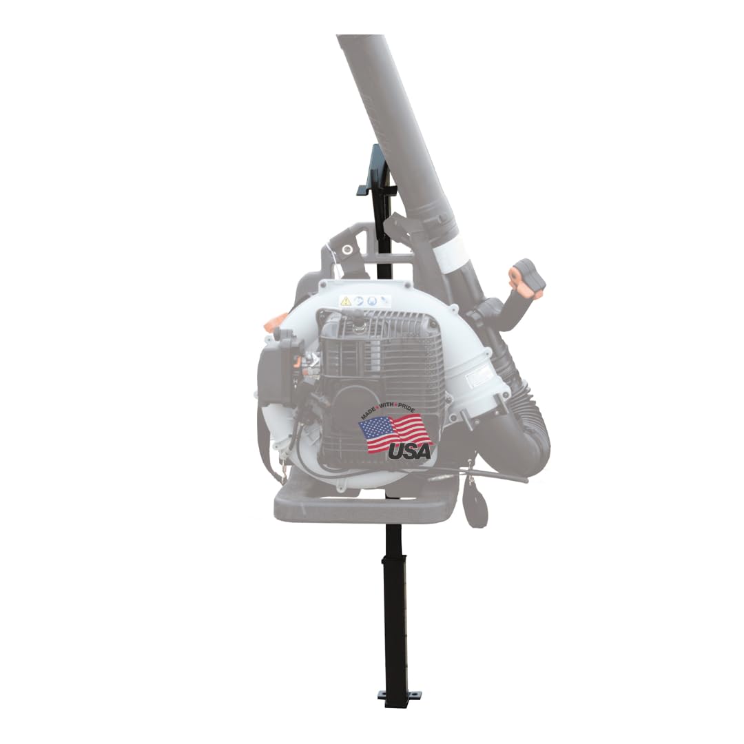 LT20 Buyers Products Backpack Blowers Rack for Open and Enclosed Landscape Trailers, Made in the USA, Holds Landscaping Blowers, Landscape Trailer Accessories