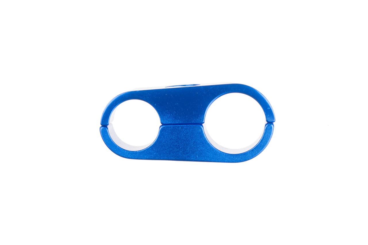 Performance Red Horse 730-06-08-1 Offset -06 An To -08 An Hose Separator-Blue