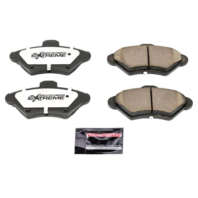 Power Stop Z26-600 Brake Pad Extreme Performance For Ford Mustang 1994-1998, Ford Thunderbird 1993-1997, Mercury Cougar 1993-1997 [Model Specific]