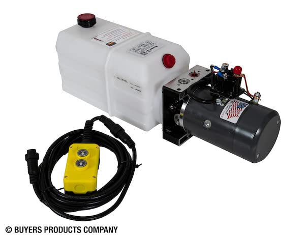 Dc Power Unit 3-Way - Electric Controls Horizontal 1.5Gallon Poly Reservoir - 1EA