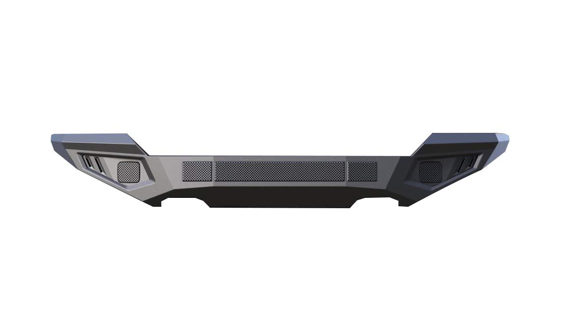 Armour II Heavy Duty Black Horse Front Bumper Matte Black Compatible with 2015-2017 Ford F-150-AFB-F117-BU