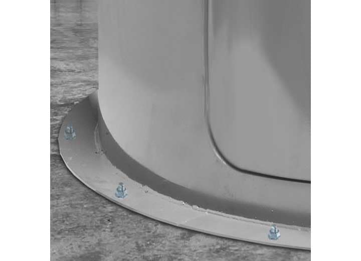 Above Ground TWP05 Twisterpod Max Storm Shelter, 6 Person, EF5 Rated, 63.5" W x 72" H, Rail Grey