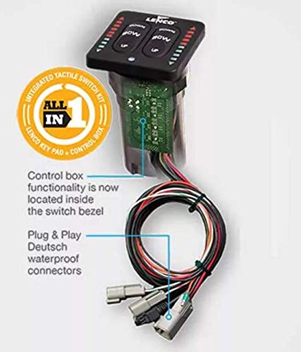 15170-001 LENCO MARINE Lenco LED Indicator Integrated Tactile Switch Kit w/Pigtail f/Single Actuator Systems