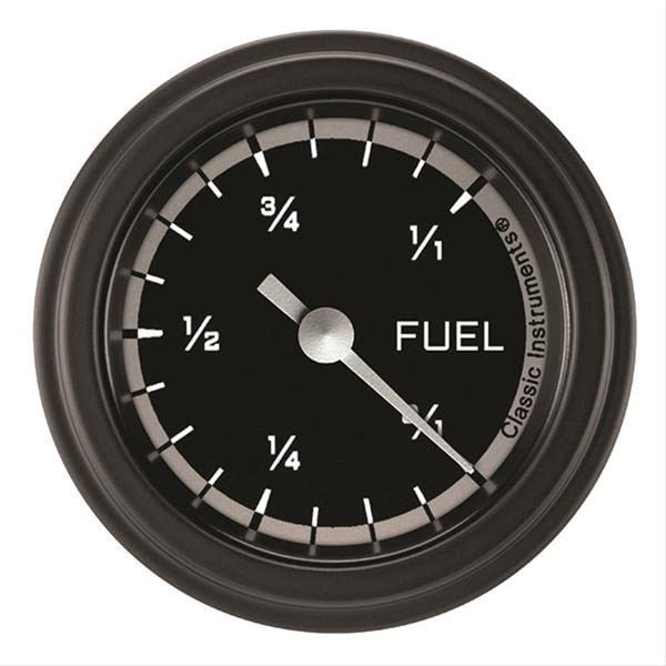 AX109GBLF Classic Instruments Gray 2-1/8" Fuel Gauge AutoCross