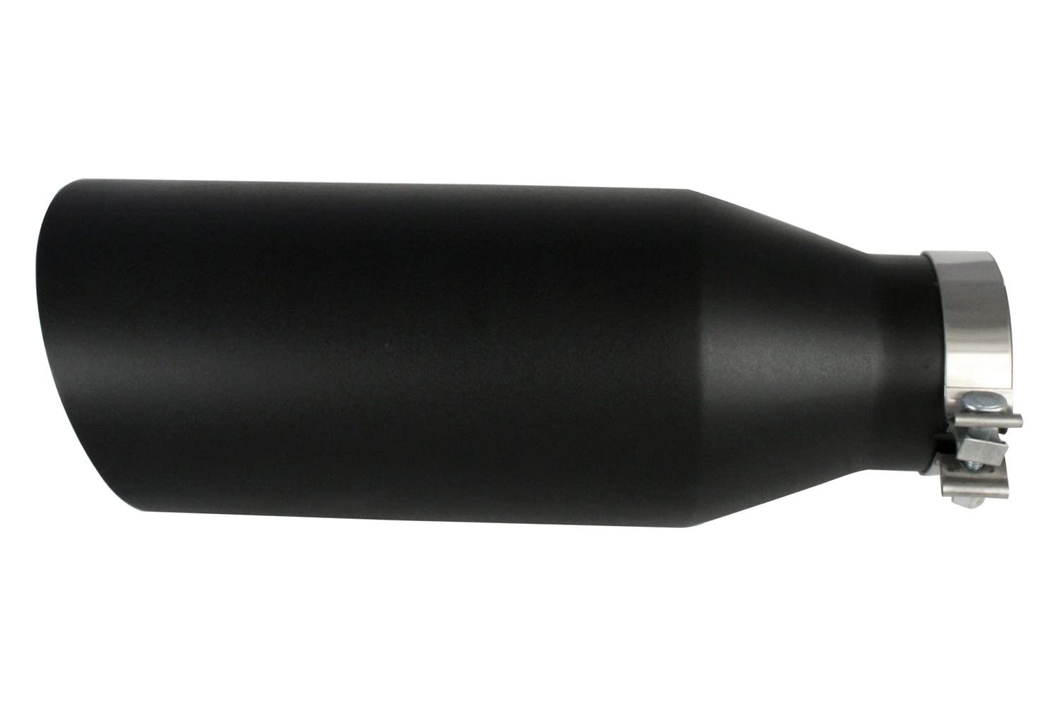 MACH Force-Xp aFe Power 409 Stainless Steel Clamp-on Exhaust Tip Black 49T40701-B18