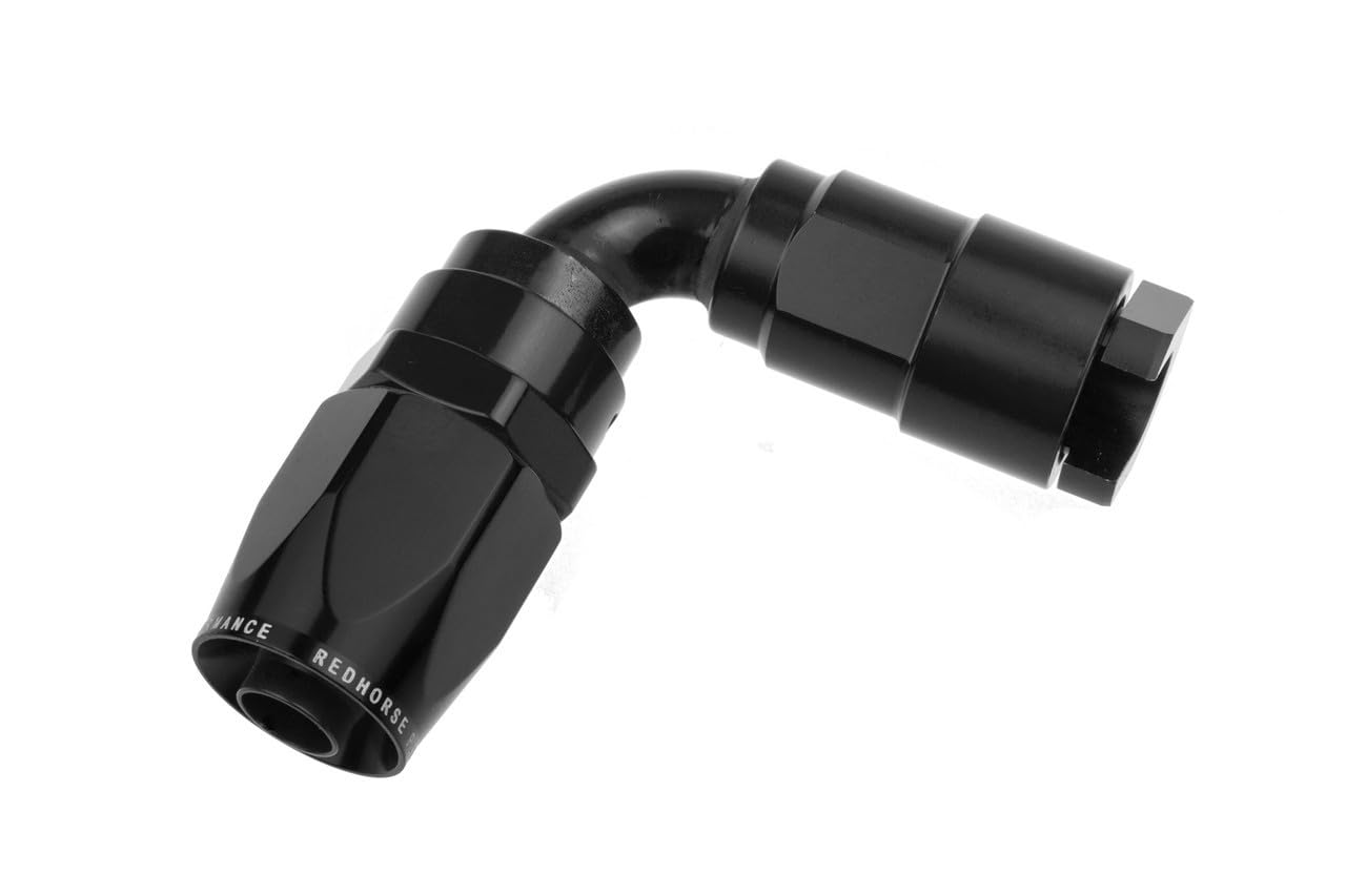 Performance Red Horse 8090-06-06-2 -06 To 3/8" Sae Quick Disconnect Female 90Degree - Black