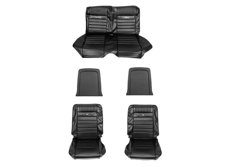 Classic Scott Drake - 65-66 Pony Upholstery (Black) (65CV-P-FULL-BK)