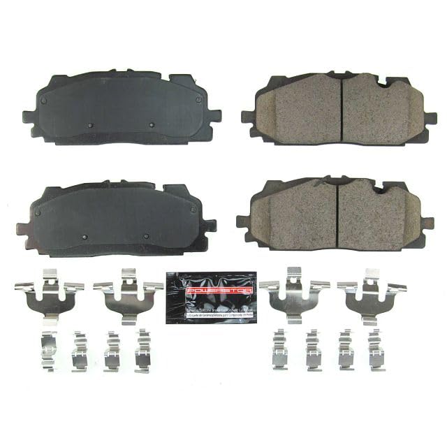 Power Stop Front Brake Pads Ceramic For A6 Quattro, A6 Allroad, A7 Sportback, A8 Quattro, Q5 PHEV, Q7, Q8, RS5, Audi, RS5 Sportb, S4, S5, S5 Sportback, SQ5 (Model Specific), Z23-1894