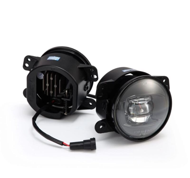 Jeep Wrangler JL & Gladiator JT AlphaRex Fog Lights (Dual Color LED Projector, Rubicon/Sahara Compatible)
