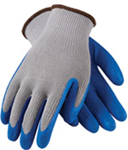 Economy Weight G-Tek 39-1310/M Seamless Knit Polyester Glove with Latex Coated Crinkle Grip on Palm & Fingers
