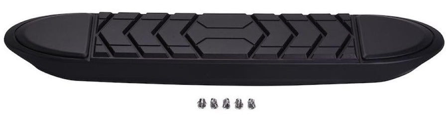 TrailFX Nerf Bar Pad Replacement WSP009KIT, for 5 Inch TrailFX Oval Straight Bars, Black Plastic Step Pad, Installation Clips Included
