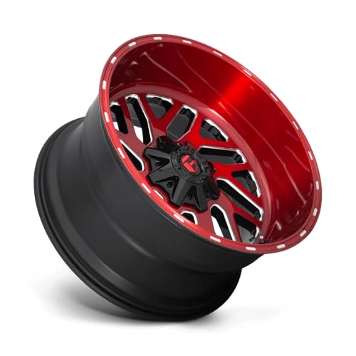 1PC Fuel D691 22X10 8X6.5 BRSH-RED-MIL -18MM - D69122008247