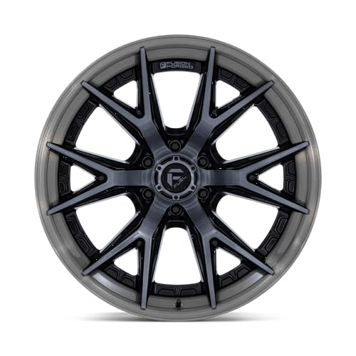 FUEL OFF-ROAD 20X10 FC402 CATALYST 6X135 4.79-18mm GLOSS BLACK WITH BRUSHED GRAY TINT FACE & LIP - FC402BT20106318N