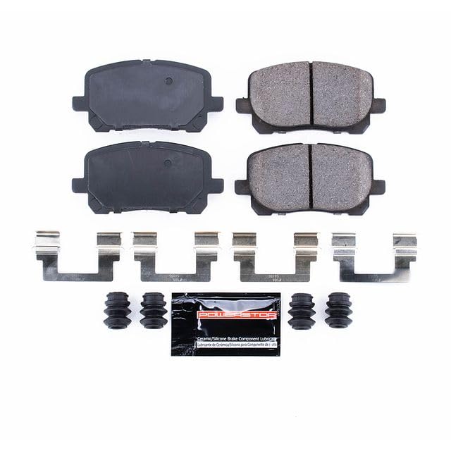 Power Stop Z23-923 Z23 Evolution Sport Carbon Fiber Infused Ceramic Brake Pads with Hardware