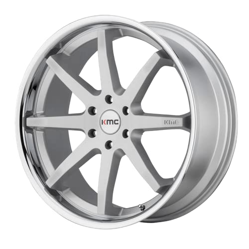 KMC Wheels 20X9 KM715 BRUSH SLV CHR LIP 30MM - KM71529062430