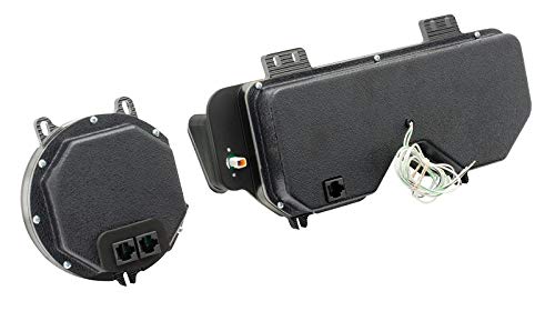 Dakota Digital VHX System Compatible with 1968 Pontiac GTO-Carbon Fiber Style Face w/Blue Display