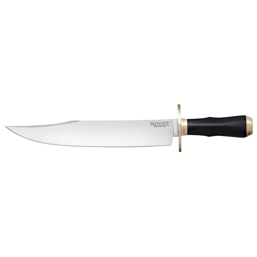 Natchez Bowie Cold Steel 11.5" CPM 3V Steel Razor-Sharp Clip Point Blade 5.25" G-10 Handle Fixed Blade Hunting Knife w/Sheath