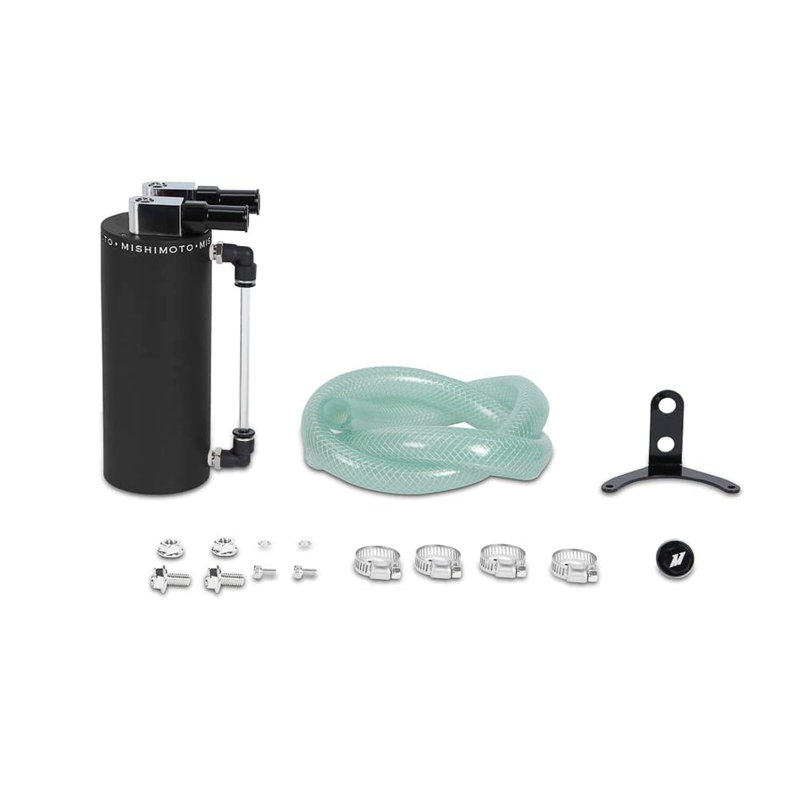 Mishimoto Aluminum Oil Catch Can - Small Black Wrinkle