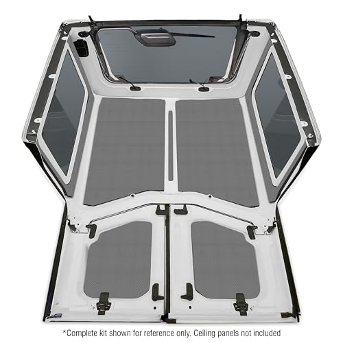 Design Engineering 50269 Boom Mat Grey Sound Deadening Rear Side Window Only Compatible with 2-Door Jeep Wrangler JL (2018-up)