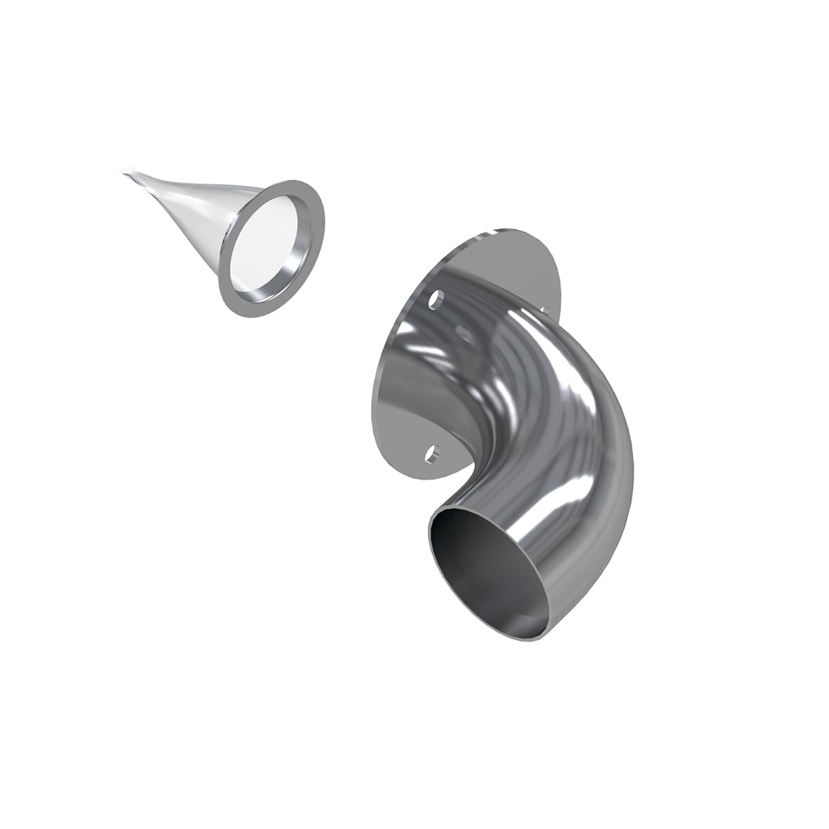 2-Inch MBRP Tip Assembly Made of T304 Stainless Steel | Fits CFMOTO UFORCE 1000 2019-2021 | 1-Year Warranty | T14605