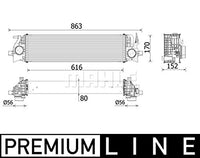 Intercooler BEHR CI 554 000P