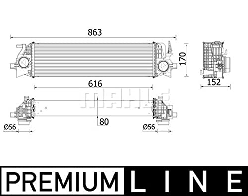 Intercooler BEHR CI 554 000P