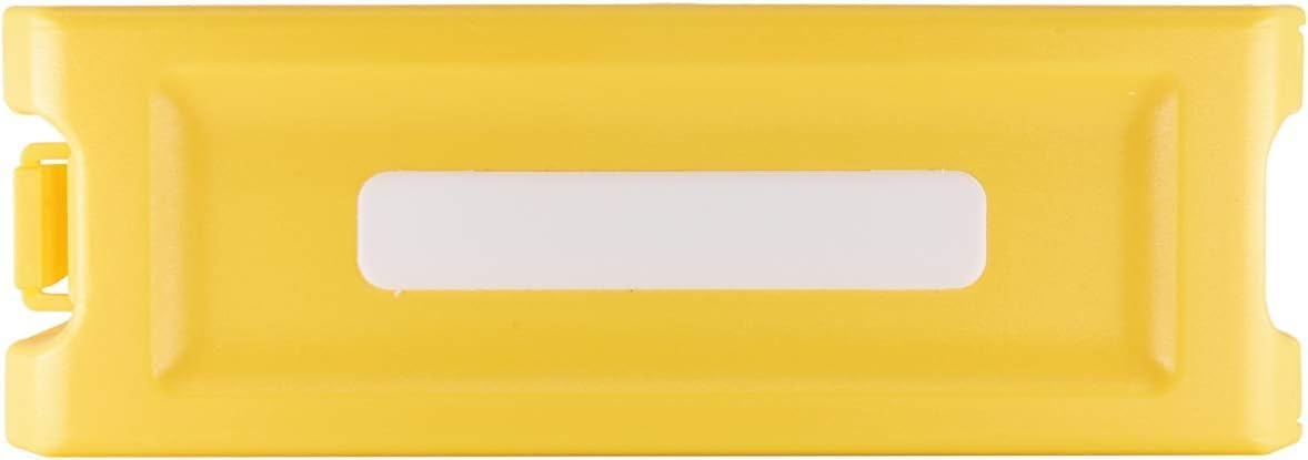 Plano Medium Weight Retainer Edge Terminal Box, Yellow, Customizable Fishing Tackle Storage, Includes Weight Retainer Tackle Tray