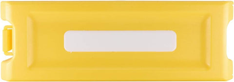Plano Medium Weight Retainer Edge Terminal Box, Yellow, Customizable Fishing Tackle Storage, Includes Weight Retainer Tackle Tray