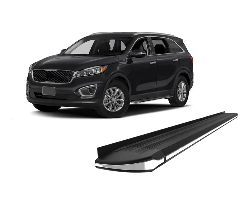 Exceed Black Horse Running Boards Compatible with 2014-2016 Kia Sorento-EX-KISO14
