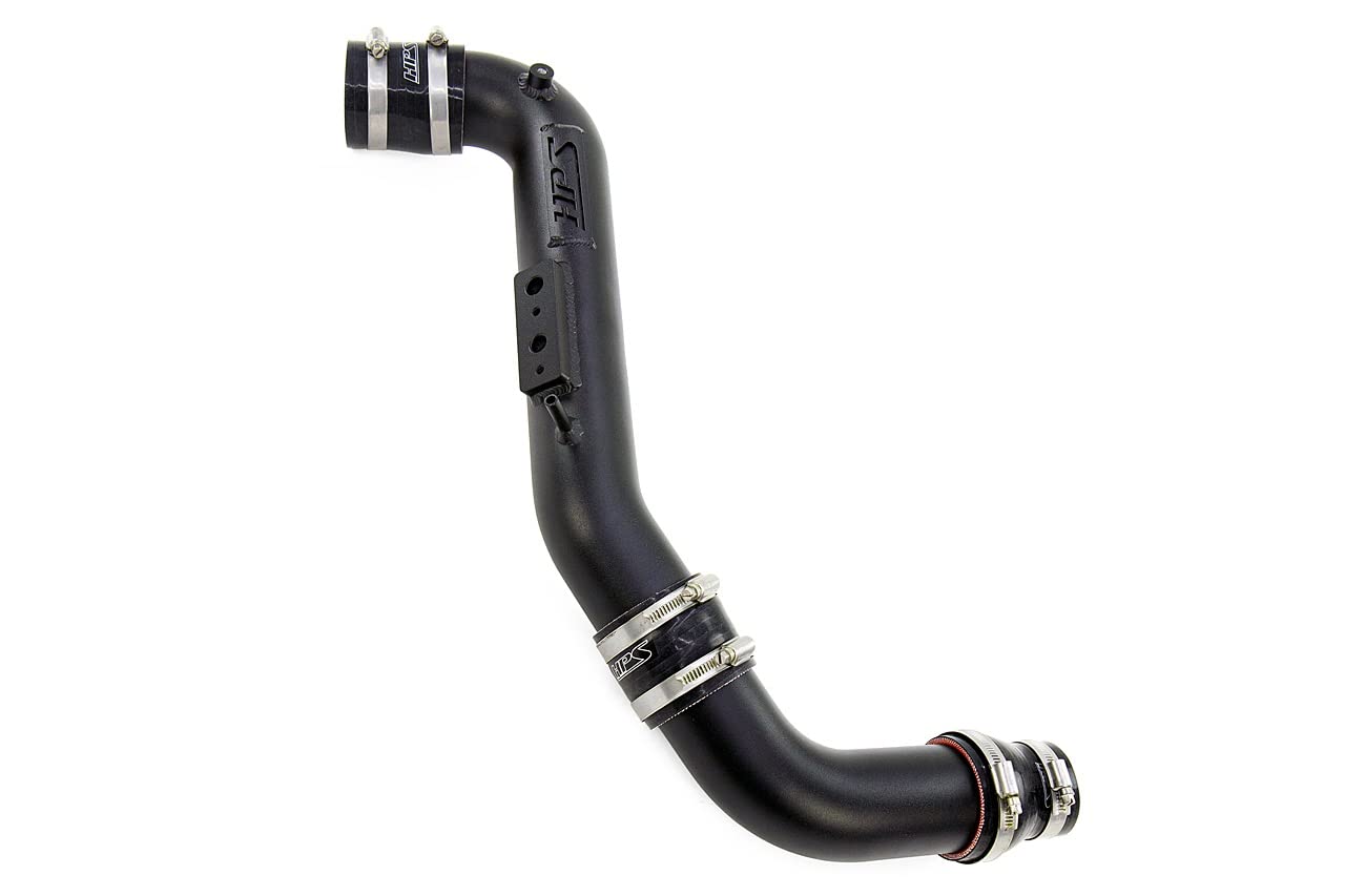 HPS Performance Upper Black Charge Pipe Cold Side Compatible for 2018-2022 Honda Accord 1.5L Turbo, 17-134WB