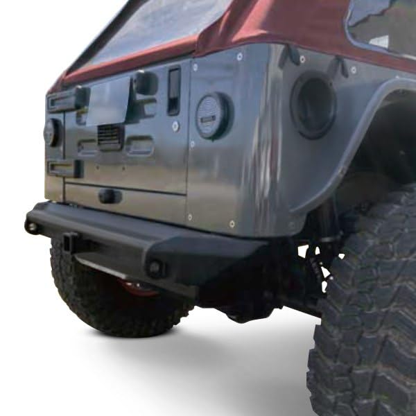 Rear Bumper Fab Fours Inc. TJ97-Y1052-1 Fits Jeep Wrangler