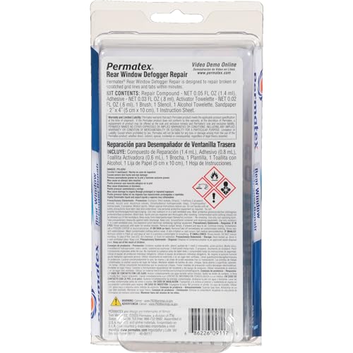 Complete Permatex Rear Window Defogger Repair Kit, Single Unit (Packaging may vary)