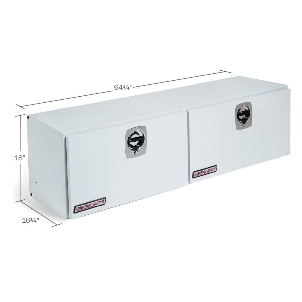 Topside Weather Guard Truck Box, White, 64-1/4 in. W, 265302