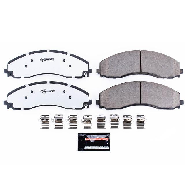 Power Stop Rear Z36 Carbon-Fiber Ceramic Brake Pads For Truck & Tow 2017-2024 FORD F-450 SUPER DUTY | 2017-2024 F-550 SUPER DUTY | 2020-2023 F-600 SUPER DUTY Z36-2018A