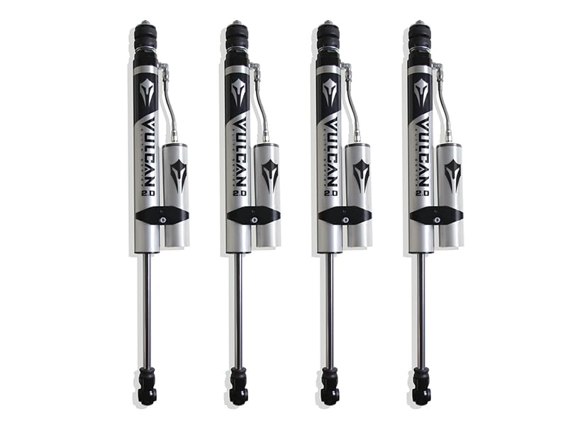 Part# 947240VRA MAX TRAC SUSPENSION'S Box KIT Including Front & Rear Vulcan Series Reservoir Shocks (W/ 4" Lift KIT)