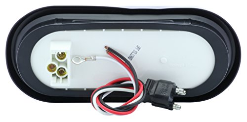 Optronics 6" Oval Sealed LED Tail Light Kit Red Lens STL12RK