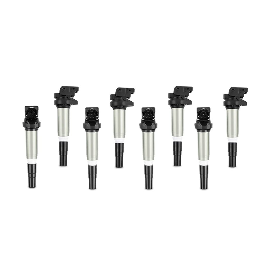 Mishimoto Compatible Ignition Coil With BMW M54, N20, N52, N54, N55, N62, S54, S62 2002+, Set of 8