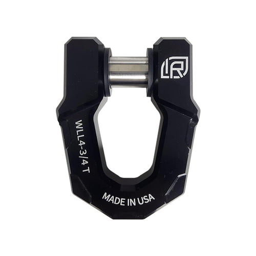 Redeemer D-Ring Shackle, Single Pack, Black Anodized Aluminum, Heavy-Duty for Use with Tow Strap for Off-Road Vehicle Recovery 71011