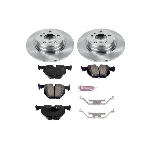 Power Stop Rear KOE510 Brake Kit-OE Replacement Brake Rotors & Ceramic Brake Pads