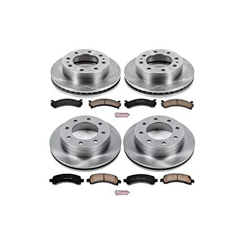 Power Stop Autospecialty KOE6561 Front and Rear Replacement Brake Kit-OE Brake Rotors & Ceramic Brake Pads
