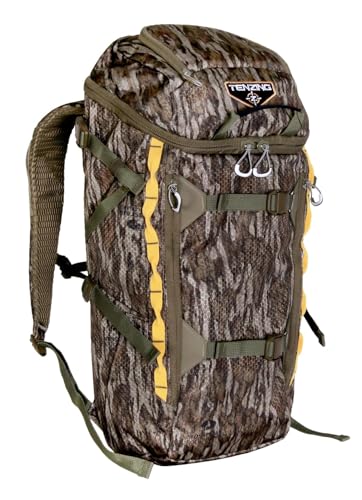 1500 TENZING Whitetail Day Pack, Olive Green, Ultra-Durable Hunting Backpack with 4 Compartments & 10 Organizational Pockets Camo Backpack for Hunting Gear and Equipment
