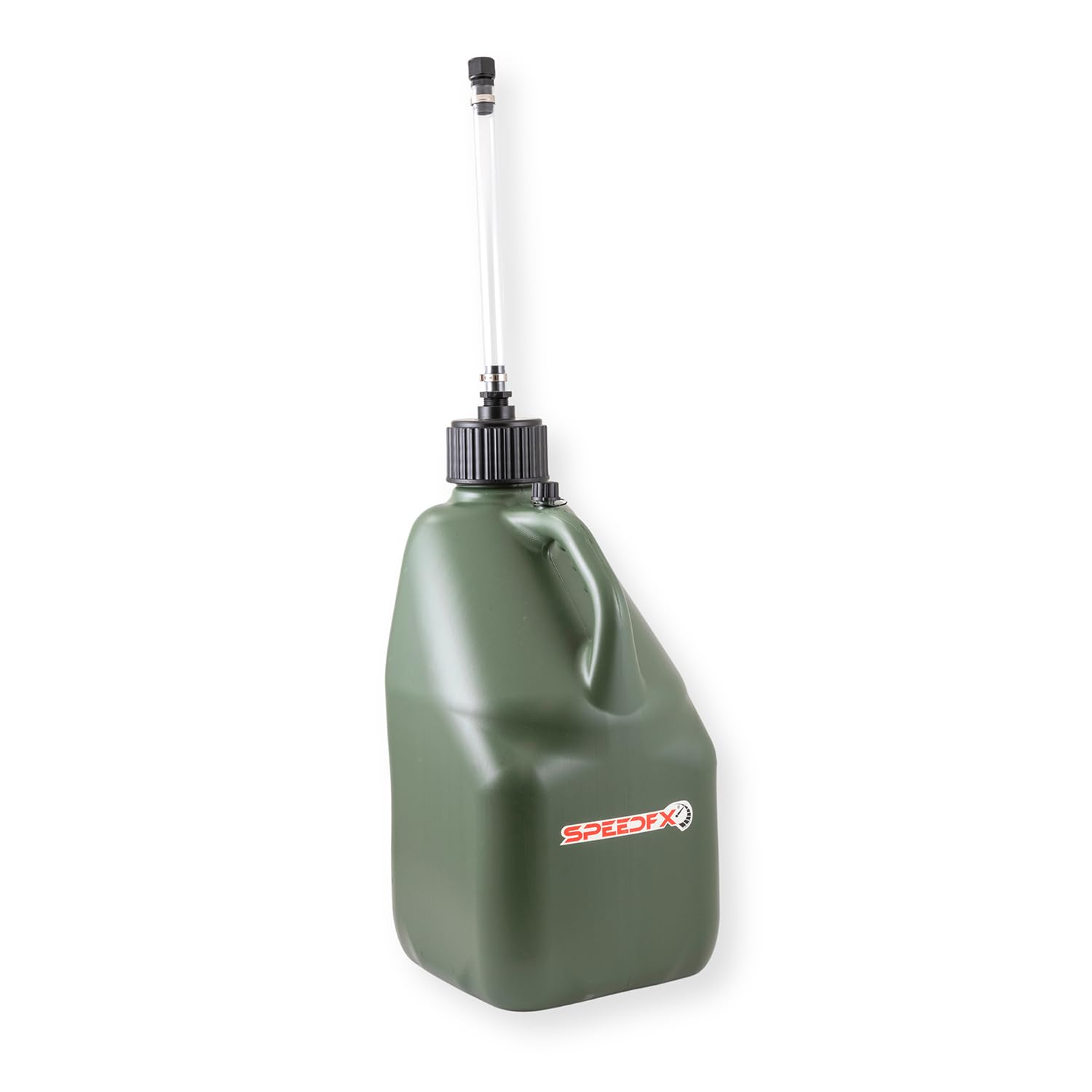 Liquid Storage Container Speedfx 8834, Square Shape, 5 Gallon Capacity, Dark Green, Plastic