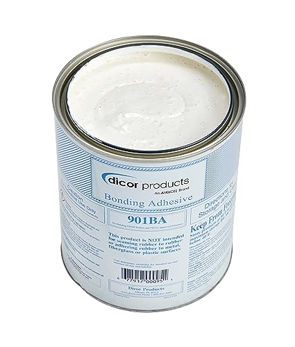 Water-Based Dicor 901BA-1 RV Roof System Bonding Adhesive - EPDM and TPO Compatible, 1 Gallon