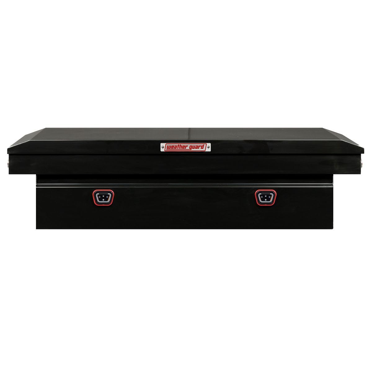 Weather Guard Saddle Truck Box Model 116-5-04, Steel, for Full Size Trucks, Extra Wide, Gloss Black, 15.5 cu ft Capacity