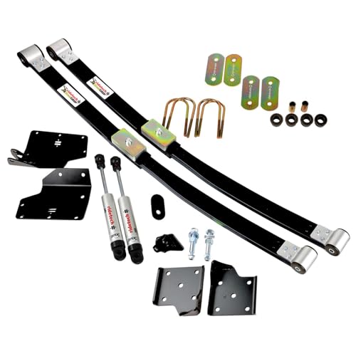 HQ Shock Kit and Composite Leaf Spring, 2 Drop |1964-1966 Mustang