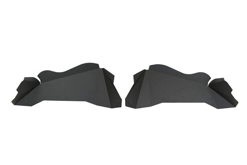 Jeep Rear Inner Fenders FISHBONE Offroad 07-18 Wrangler JK Aluminum Black Powercoat FB33007R