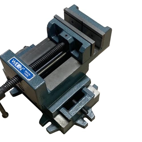 Wilton Drill Press Cross-Slide Vise, 5" Jaw Width & Max Opening, 1-1/2" Jaw Depth (Model CS5)
