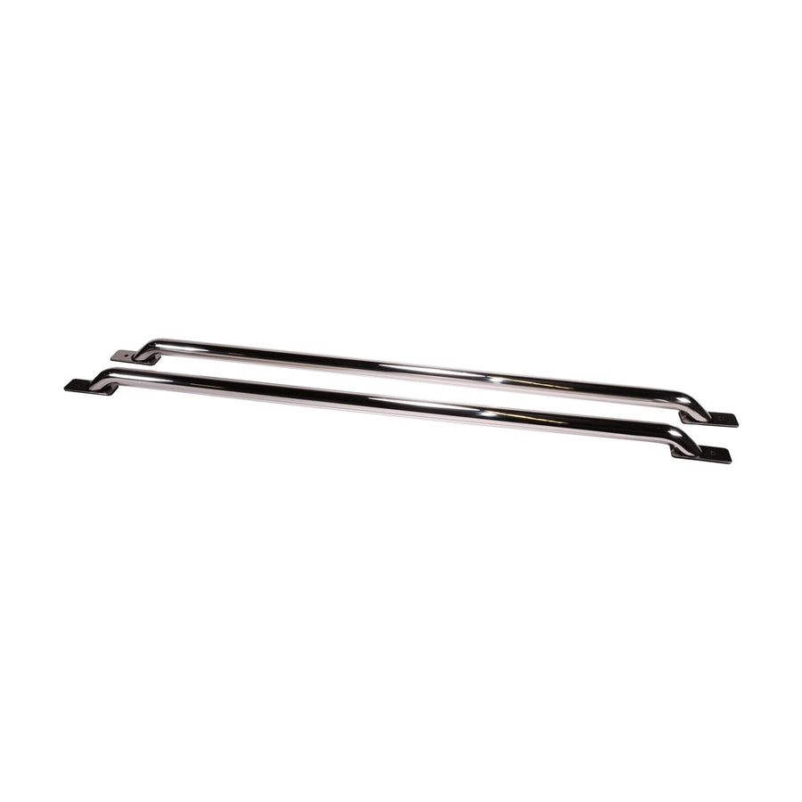 D0010S TrailFX Bed Side Rail Fits Dodge Ram 1500 6.5 Foot Bed 1994-2010 Polished Stainless Steel Single Hoop, 70.5 Inch, Stake Pocket Mount